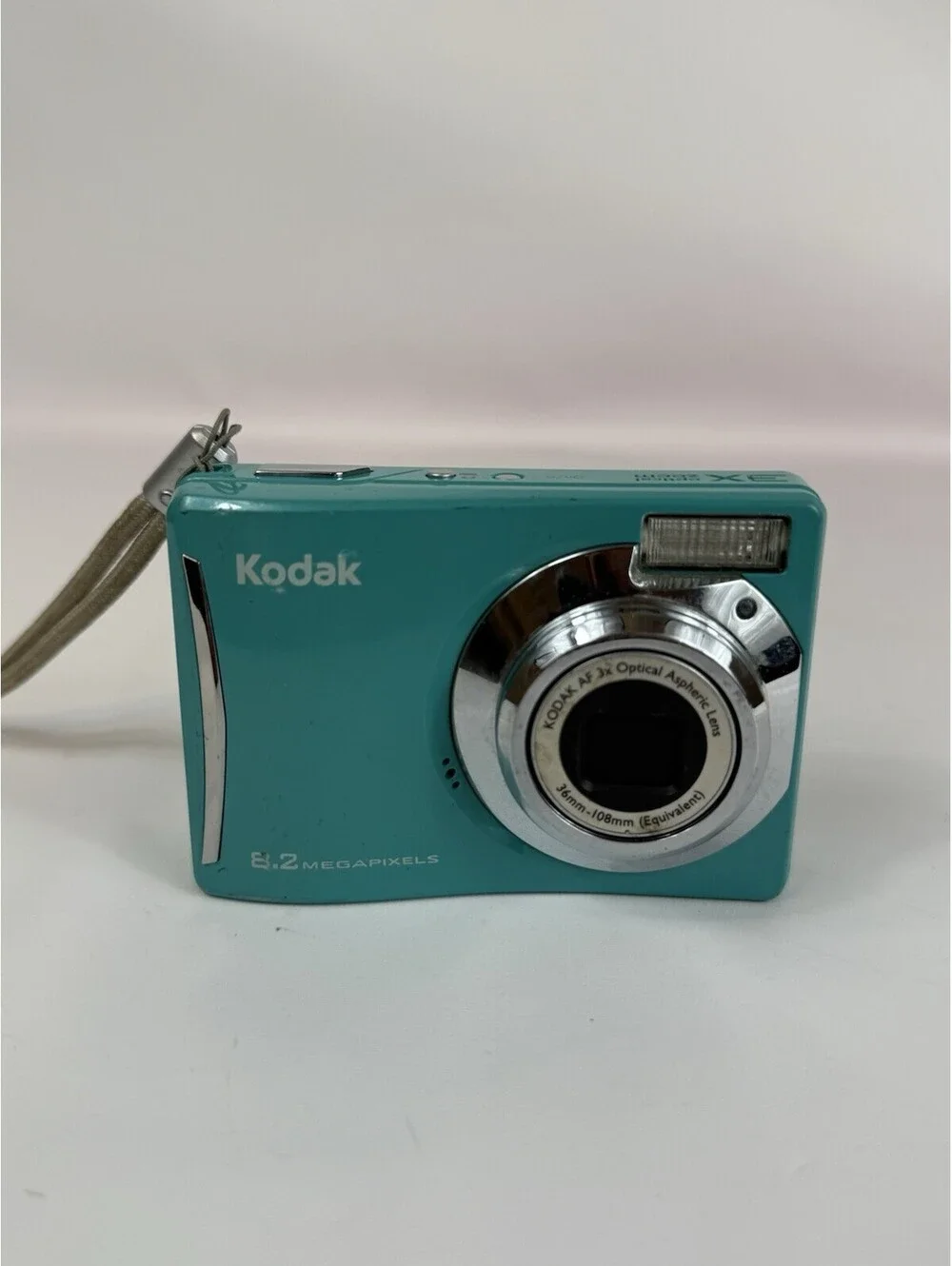 Kodak EasyShare C140 8.2MP Digital Camera - Teal Blue Aqua For Parts